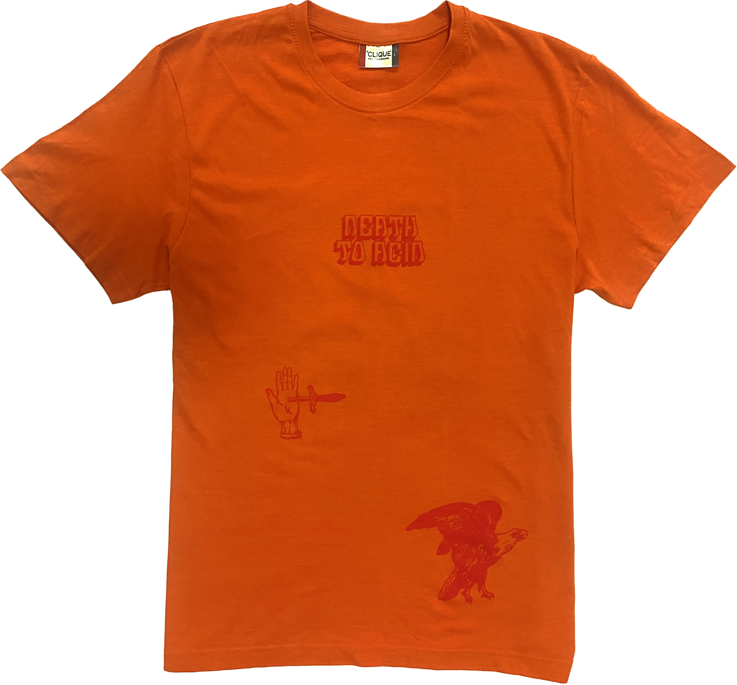 DEADSTOCK T-SHIRT BLOOD ORANGE L